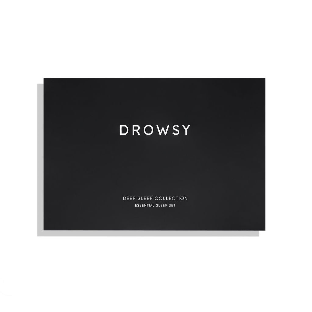Drowsy Black Jade Sleep Set box on a white background