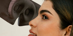Drowsy Sleep Eyelash Protecting Silk Eye Mask