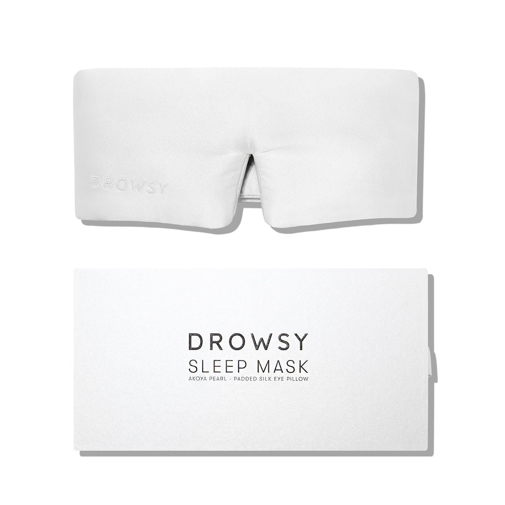 Drowsy Sleep Co White Silk Eye Mask Gifts For Brides Ideas Weddings