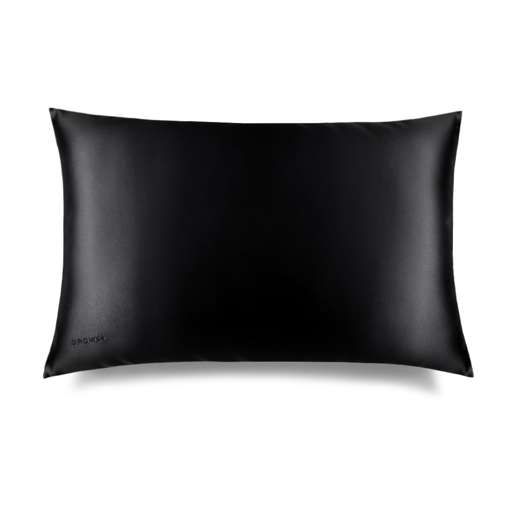 AiR Conditioning Pillow High ブラック4DXHigh Black Jade Silk Pillowcase for Soft Skin and Healthy Hair