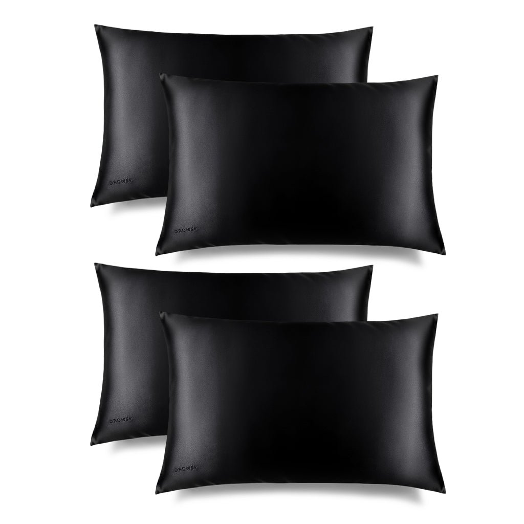 Black Jade Silk Pillowcase for Soft Skin and Healthy Hair