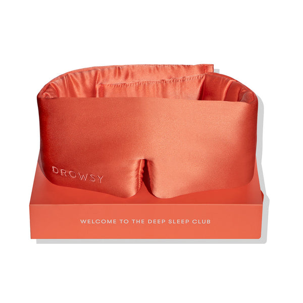 Summer Coral Drowsy Silk Sleep Mask 2