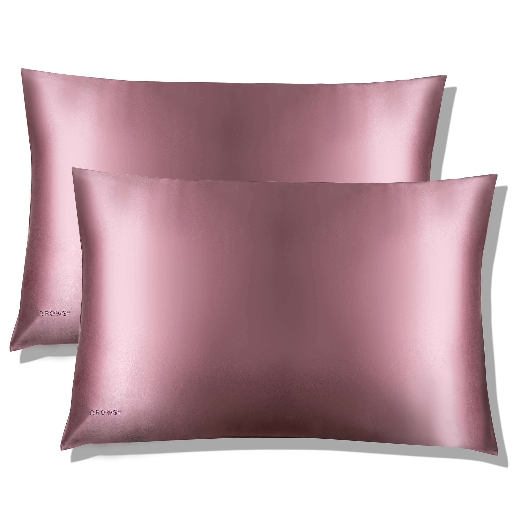 Damask Rose Silk Pillowcase