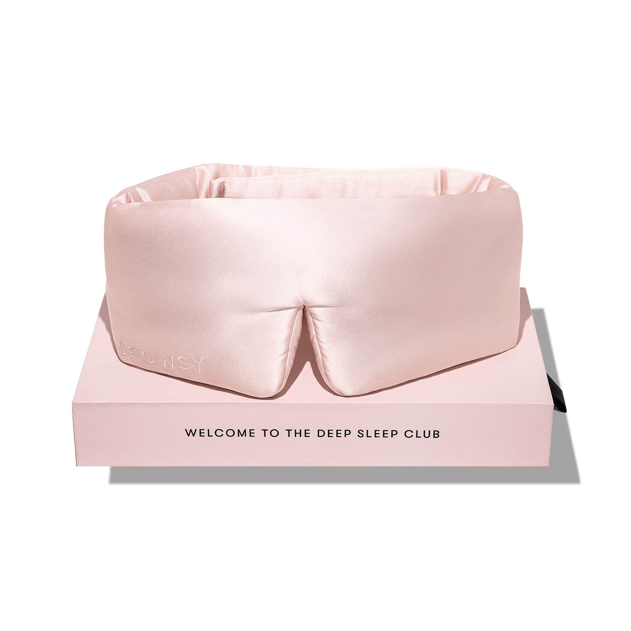 Silk Sleeping Mask - Rose / Light Pink, Luxury and Comfort