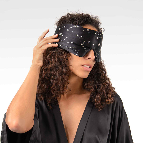 StarryEyed Silk Sleep Mask Best Dreamy Eye Mask Drowsy